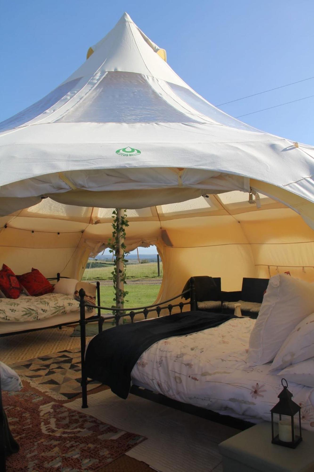 Tal-Y-Fan Farm 6M Stargazer Tent 브리젠드 외부 사진